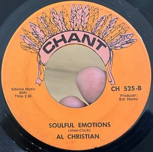 RARE Georgia Funk Deep Soul 45 AL CHRISTIAN Soulful Emotions CHANT VG* - Picture 1 of 6