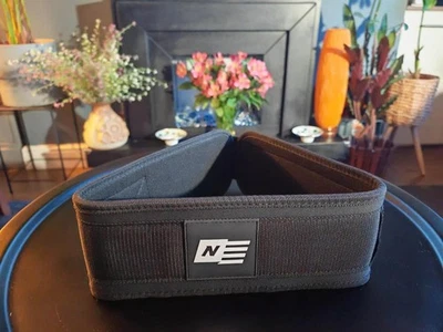 Nation 4" Pro Weightlifting Belt Gym Men Women L 35"-39" S 27-32" Squat Deadlift - Image 1 of 4