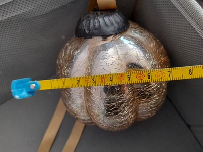 BOULE DE NOËL Ancienne Vintage, 7 cm Verre mercurisé boule de pardon - Photo 1/4