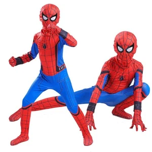 Spider-Man Homecoming Hero Kids Bodysuit Cosplay Costume Outfit Suit Jumpsuit 12 - Picture 1 of 12