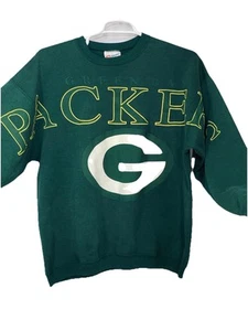 Pullover de Colección Green Bay Packers Hanes Peso Pesado Para Hombres XL Prendas Exteriores Raras - Imagen 1 de 8
