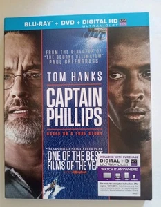 Captain Phillips (Blu-ray/DVD, 2014, 2-Disc Set) Tom Hanks - Picture 1 of 2