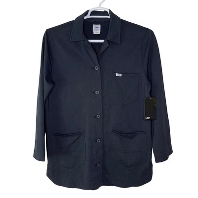 Chaqueta Lee Workwear Unionall negra para tareas mujeres pequeña con botones manga larga nueva con etiquetas Foto 1 de 4