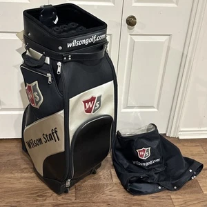Wilson Staff 24-Way Display Divider Golf Bag Wheeled Black Chrome FREE SHIPPING - Picture 1 of 19