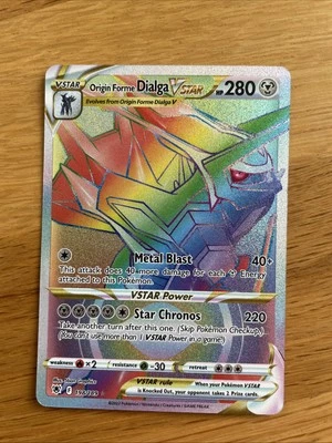 Origin Forme Dialga VSTAR - (Secret) 198/189 Swsh10: Astral Radiance Holo - Image 1 of 2