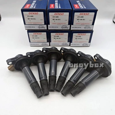 6x UF646 673-6300 Ignition Coil For Lincoln Navigator Ford Explorer Taurus F150 - Imagem 1 de 4