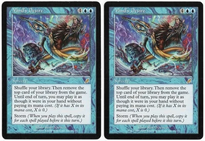 Mind's Desire x2 2x 2003 Scourge Blue Rare Sorcery MTG SP - NM AZ2 - Image 1 of 2