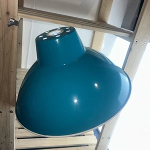 34 X 17 Cms Jade Colour Industrial Style Light Shade - Picture 1 of 10