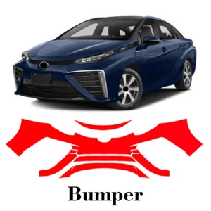 Front bumper PreCut PPF Paint Protection Film For Toyota Mirai 2016-2020 - Picture 1 of 8
