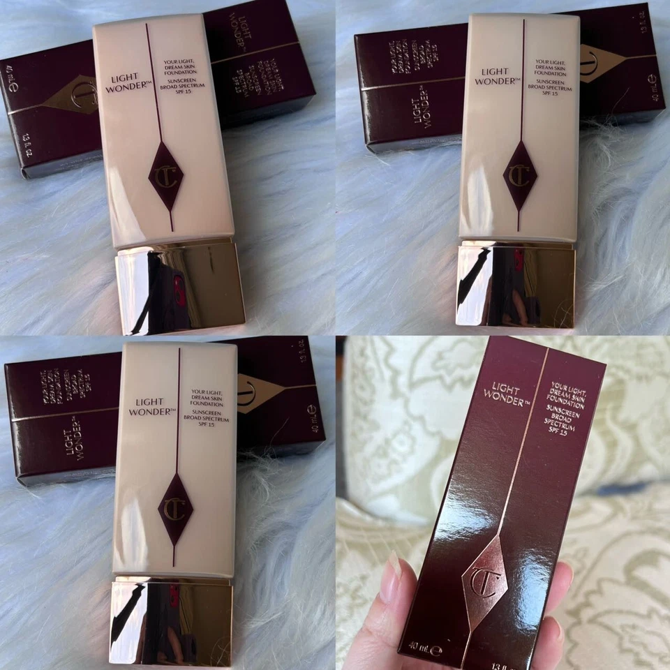 New Charlotte Tilbury Light Wonder Foundation SPF15 Full size 40 ml~Choose Color - Image 1 of 1