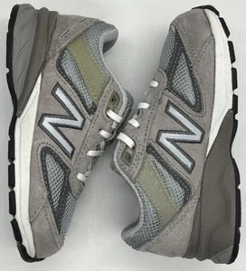 New Balance 990v5 Toddler Grey IC990GL5 Size 7 M NWOB 990 Suede Running Classic - Picture 1 of 15