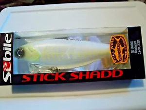 SEBILE STICK SHADD SS-182-SK-GHE 7 1/8" & 4-3/4OZ 1372882 GHOSTESCENT BM7404 - Picture 1 of 4