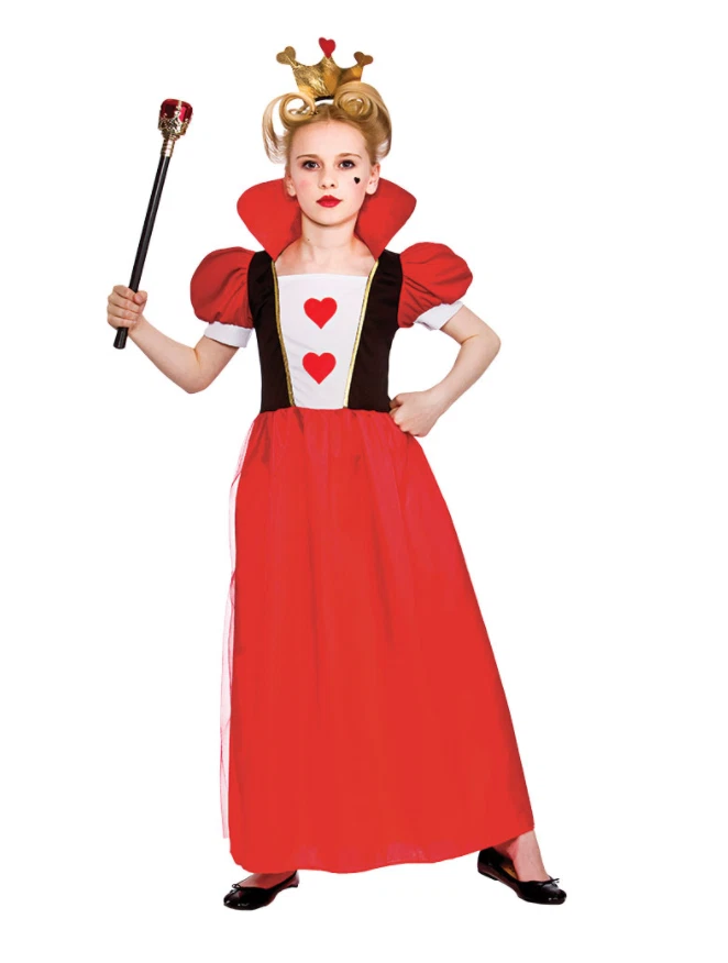 NEW Storybook Queen of Hearts World Book Day Girls Fancy Dress Costume - Image 1 of 1