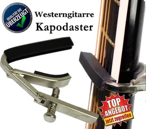 Kapodaster Kapo für Konzert und Akustikgitarre, NEU - Bild 1 von 7