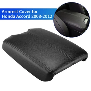 Console Armrest Black Leather Cover For Honda Accord 2008-2012 83450TA0A11ZA - Picture 1 of 6