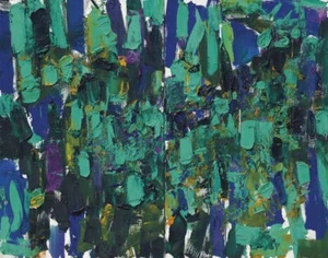 Joan Mitchell Bear Right Canvas Print 16 x 20 - Picture 1 of 5
