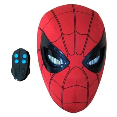 Homecoming Spiderman 1:1 Prop Helmet Wearable Mask Cosplay Remote Eyes Cattoys - Image 1 of 4