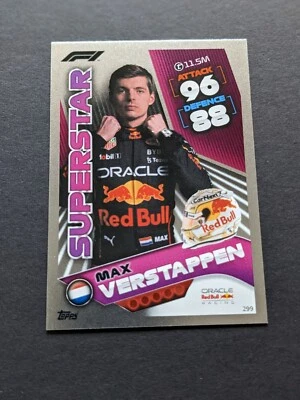 2022 Topps Turbo Attax F1 Max Verstappen Superstar - Image 1 of 2