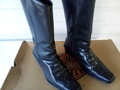 Harley-Davidson женщин полночь загрузки черный 81842 размер 7,5 - Изображение 1 из 4