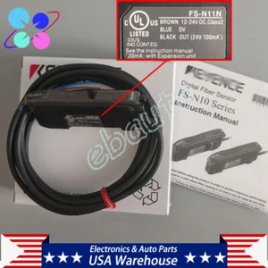 FSN11N nuovo in scatola per KEYENCE FS-N11N amplificatore sensore fibra ottica 10-24V - Foto 1 di 8