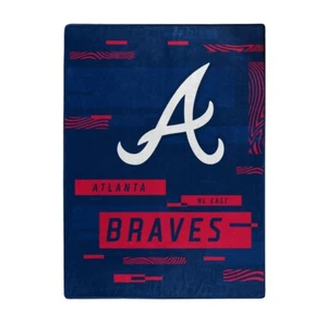 Atlanta Braves MLB 60" x 80" Plush Throw Blanket Northwest Company - Picture 1 of 1