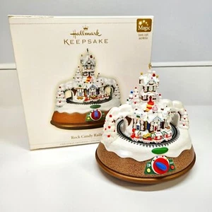Hallmark Keepsake Magic Motion Rock Candy Railroad Ornament Lights Sound 2006 - Picture 1 of 8