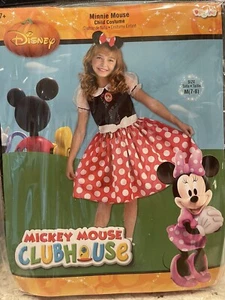 Minnie Mouse Costume Child S(4-6)/ M(7-8)/ Plus (10.5-12.5) - Picture 1 of 3