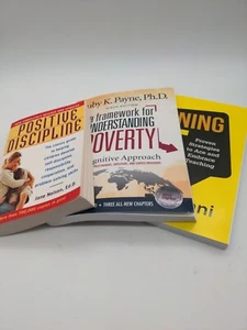 Teacher Books Positive Discipline Owning It Understanding Poverty Lot Of 3 - Picture 1 of 13