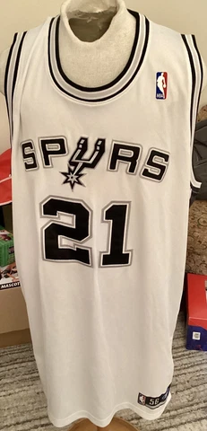 San Antonio Spurs Authentic Home Tim Duncan Jersey Cover