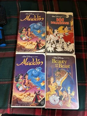 Винтажные видеокассеты Disney издание Black Diamond лот из 4 - Изображение 1 из 3