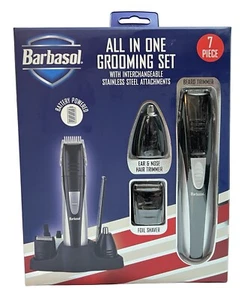 Juego de aseo Barbasol de 7 piezas con recortadora de oreja/nariz/barba y lámina - Imagen 1 de 6