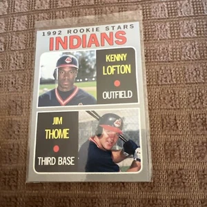 Sports Trading Card Lofton & Thome '92 Rookie #43 - Picture 1 of 4