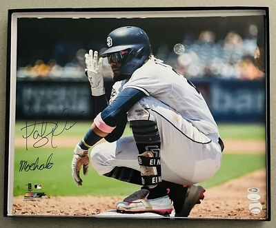 Fernando Tatis Jr. “Mochalo” signed Padres autographed 16x20 MLB photo JSA USASM - Image 1 of 4