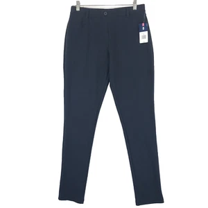 Izod Schoolwear Jegging Pants Girl's 13 Navy Knit Cotton Blend Pull On NWT - Picture 1 of 5