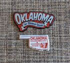 Oklahoma "The Sooner State" *Lot Of 2* Fridge Locker Magnets