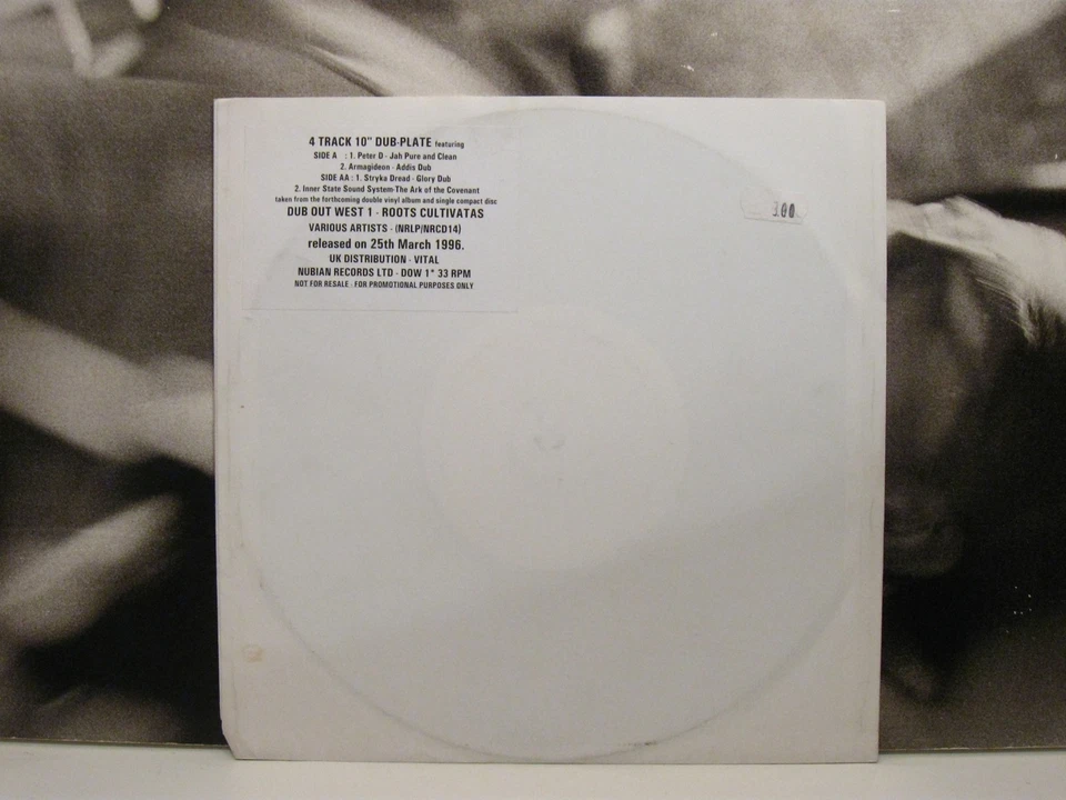 Dub Out West 1 - Roots Cultivatas 10” Promo EP VG+ UK 1996 Nubian Records DOW1 - Bild 1 von 1