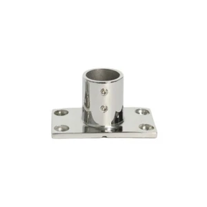 32mm Boat Hand Rail Fitting 90 Degrees 316 Stainless Steel Rectangular Base - Picture 1 of 5