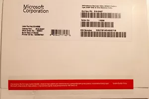 WINDOWS SERVER CAL 2022 1PK DSP OEI 5 CLT DEVICE CAL (PL) R18-06473 - Zdjęcie 1 z 3