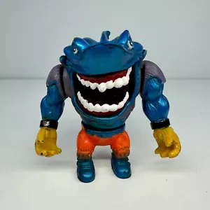 RARE Vintage 90s Street Sharks 3.5" RIPSTER articulated bootleg KO action figure - Picture 1 of 4
