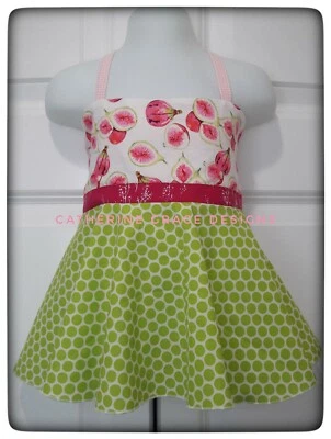 Top de primavera para niñas, top de verano para niñas, top túnica para niñas, top bonito, top de figura rosa Foto 1 de 2