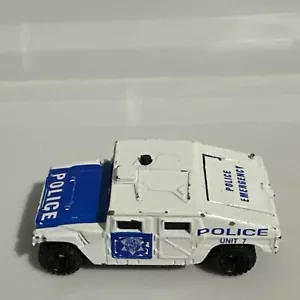1994 Tyco Matchbox White Hummer Police Emergency Vehicle - Picture 1 of 5