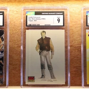 Lando Calrissian - 1993 Star Wars Galaxy #31 - CGC 9 MINT - Classic Hero - Picture 1 of 4