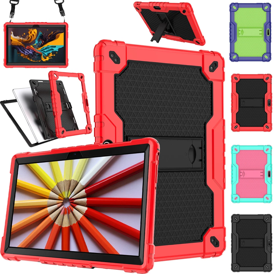 for Vankyo MatrixPad S10 10.inch Built in Kickstand Shoulder Strap Shell Foto 1 de 1