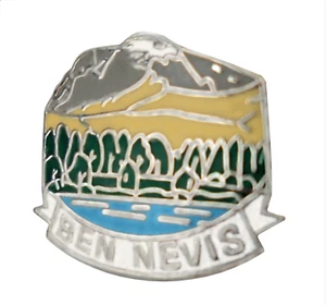 Ben Nevis Fort William Town Small Pin Badge  - Picture 1 of 2
