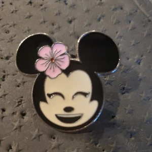 2017 Disney Minnie Mouse Aulani Hawaii Blume im Haar Happy Pin WDW Emoji Handel - Bild 1 von 1