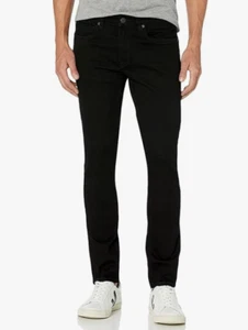 Pantalones de mezclilla Buffalo By David Bitton para hombre 40 X 30 negros ajustados Max cera de medianoche - Imagen 1 de 23