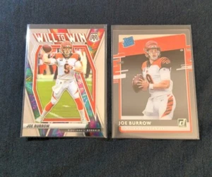 2020 Joe Burrow RC, Clearly Donruss, Sam Hubbard, Cincinnati Bengals card lot - Picture 1 of 4