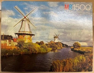1500 Pieces Jigsaw Puzzle, MB-Puzzle, "Windmühlen" - Bild 1 von 4