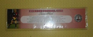 2004 ADVERTISER/SUNDAY MAIL CAPTAINS MEDALLION JAMES HIRD ESSENDON FREE POSTAGE - Picture 1 of 3