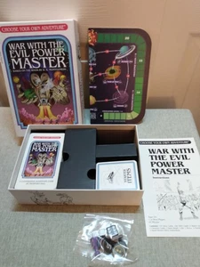 Complete Choose Your Own Adventure War With The Evil Power Master Board Game - Picture 1 of 9